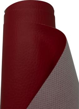 Leder Kunstleder Sofa Sessel Lenkrad Leder (METERWARE) - ( Weinrot) -